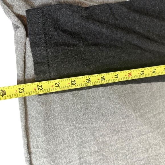 4 Hands Brewery Next Level Apparel Charcoal and Light Gray Raglan Shirt A241 - Picture 7 of 10